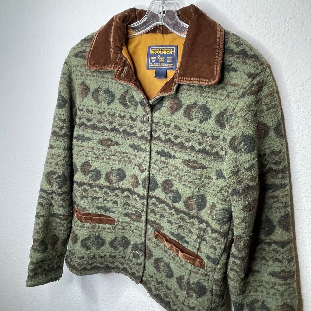 Woolrich Coat Velvet Collar - Picture 6 of 9